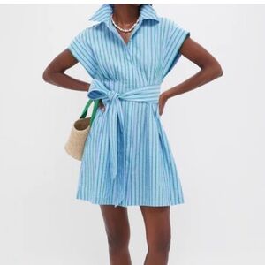 NWT Tuckernuck Delphinium seersucker mini dress